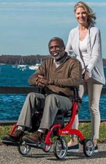 Nitro Duet 2 In 1 Walker/Transport Chair - Image 5
