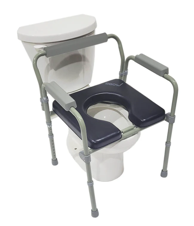 Padded Folding Commode - Image 3