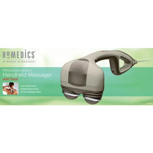 Percussion Action Handheld Massager with Heat - Image 2