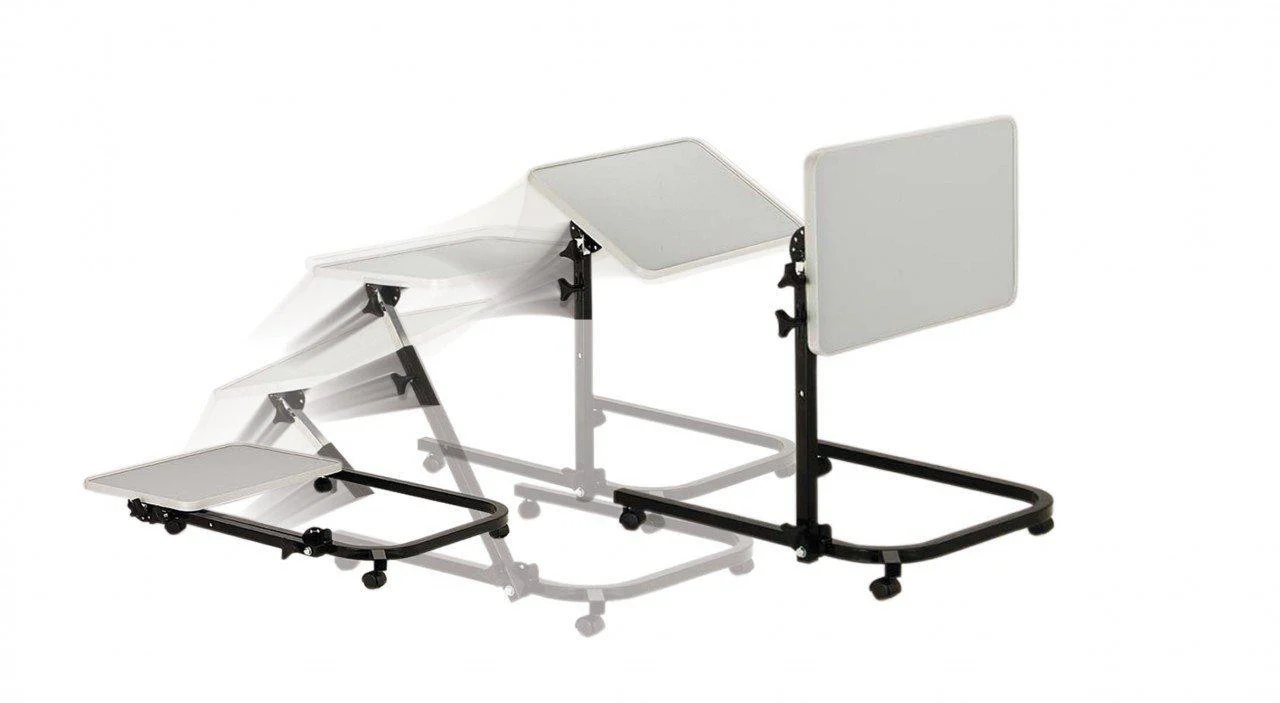 Pivot and Tilt Adjustable Overbed Table Tray - Image 2