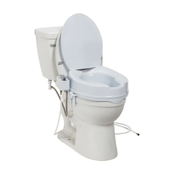 Preservetech Raised Toilet Seat with Bidet - Image 2
