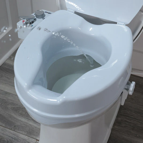 Preservetech Raised Toilet Seat with Bidet - Image 5
