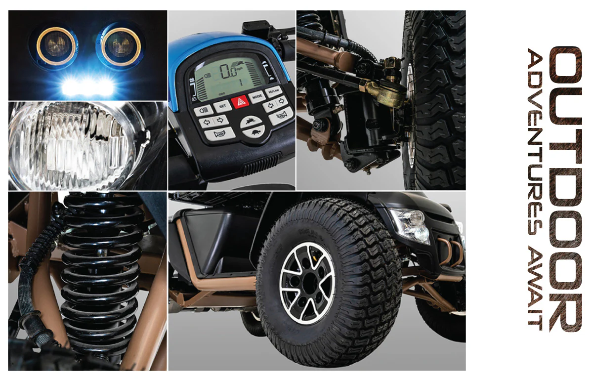 Baja Wrangler 2 All Terrain 4-Wheel Scooter - Image 3