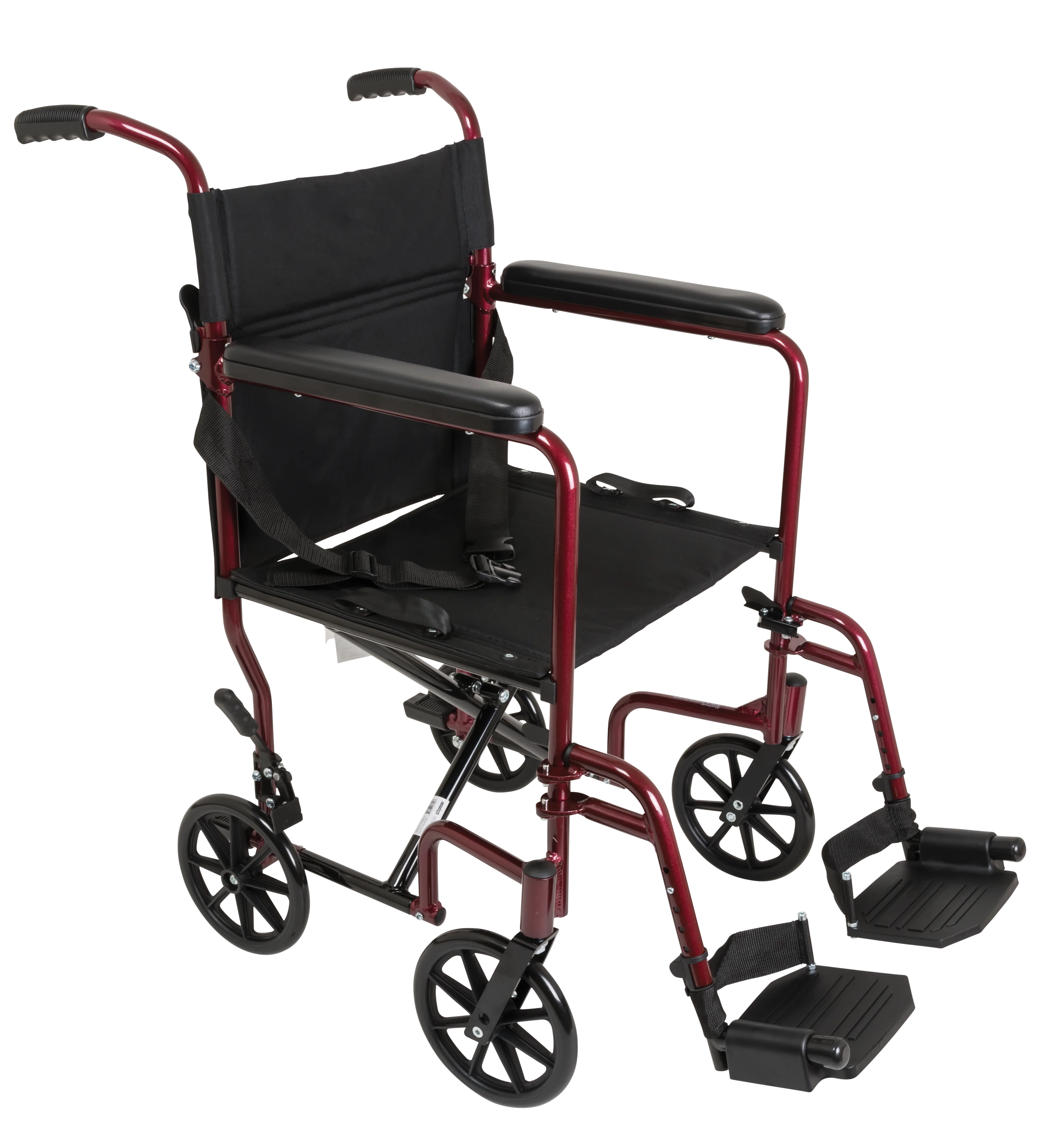 Aluminum Transport Chair with Footrests