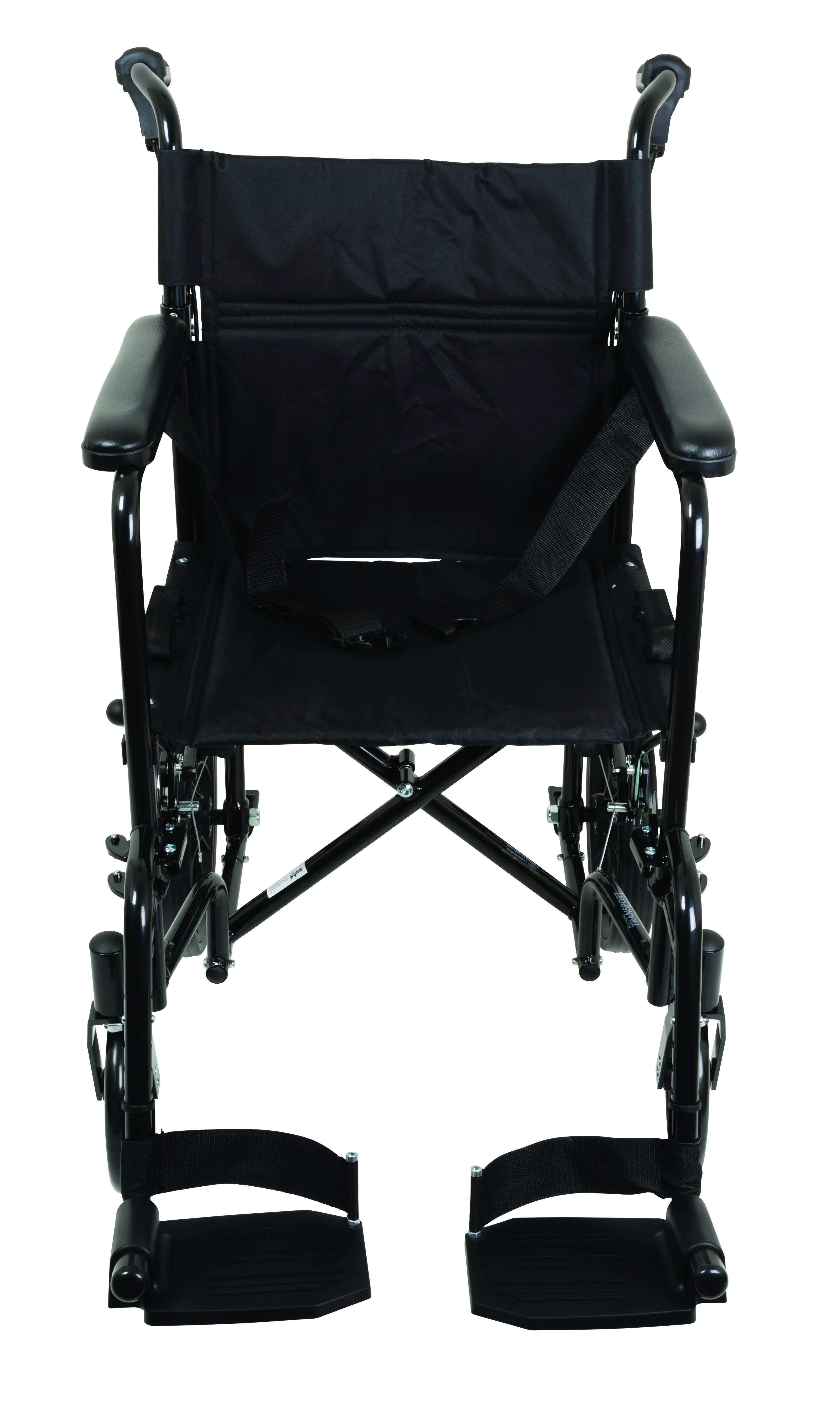 Aluminum Transport Chair with 12-Inch Wheels - Image 2