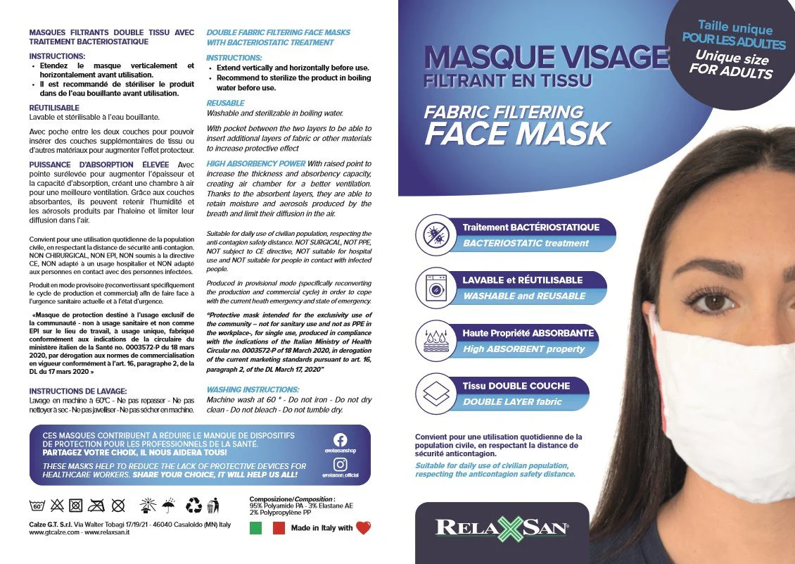Reuseable Face Mask White - Image 9