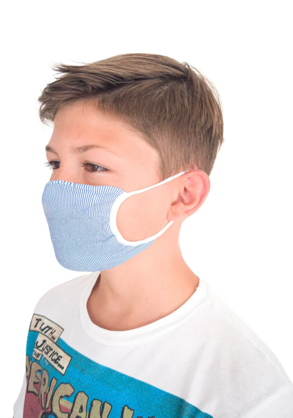 Reuseable Pediatric Face MASK,BLUE 2/PKG - Image 2