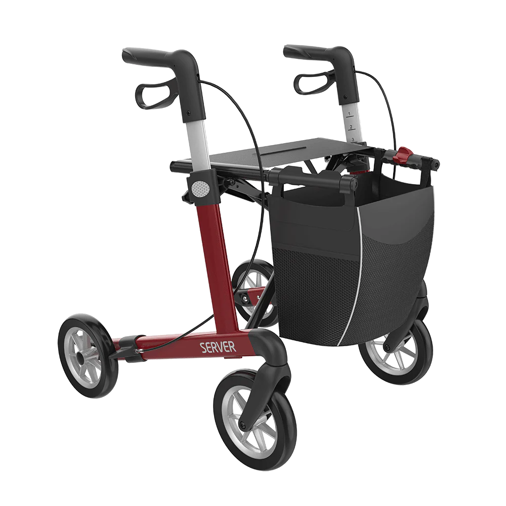 Server Aluminum Lightweight Rollator - Image 4