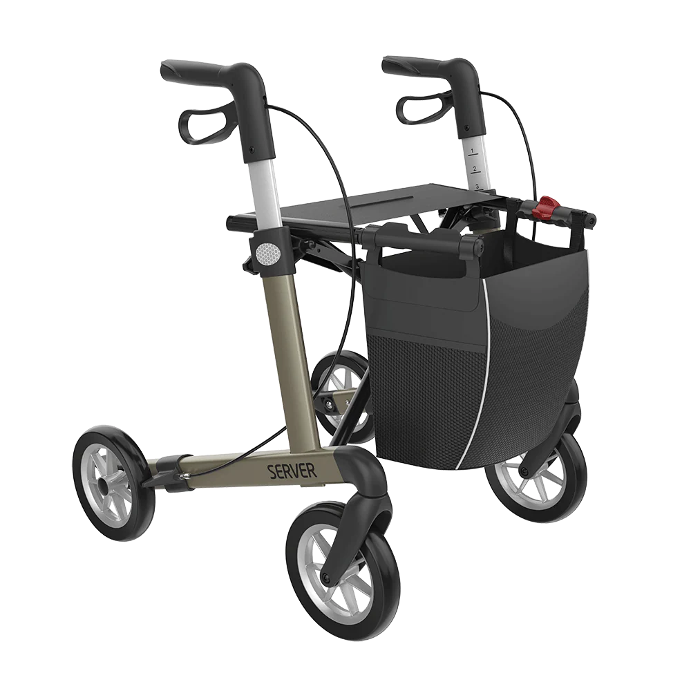 Server Aluminum Lightweight Rollator - Image 6