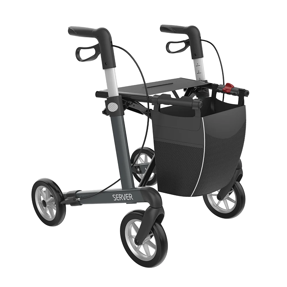 Server Aluminum Lightweight Rollator - Image 8