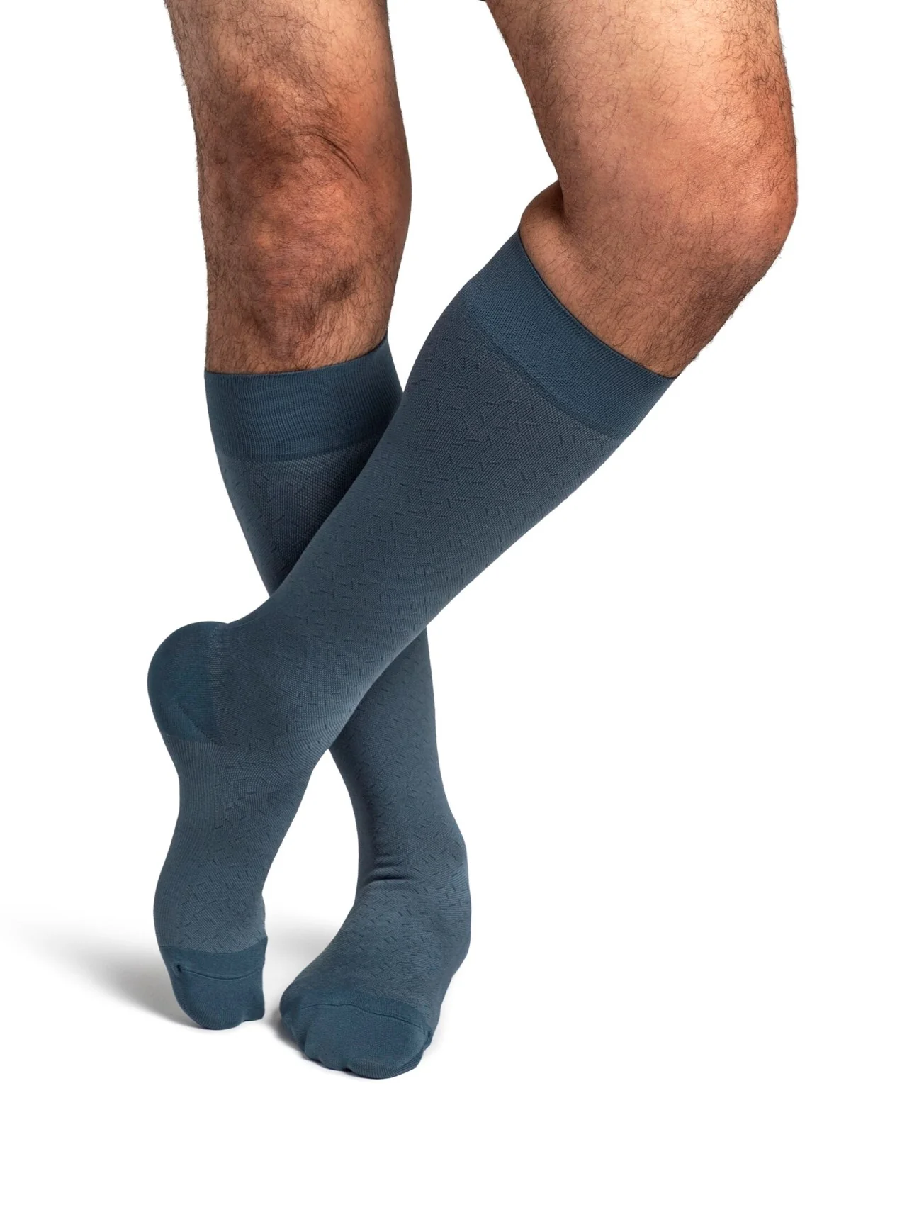 Mens Microfiber Patterns Knee High 20-30mmHg - Image 15