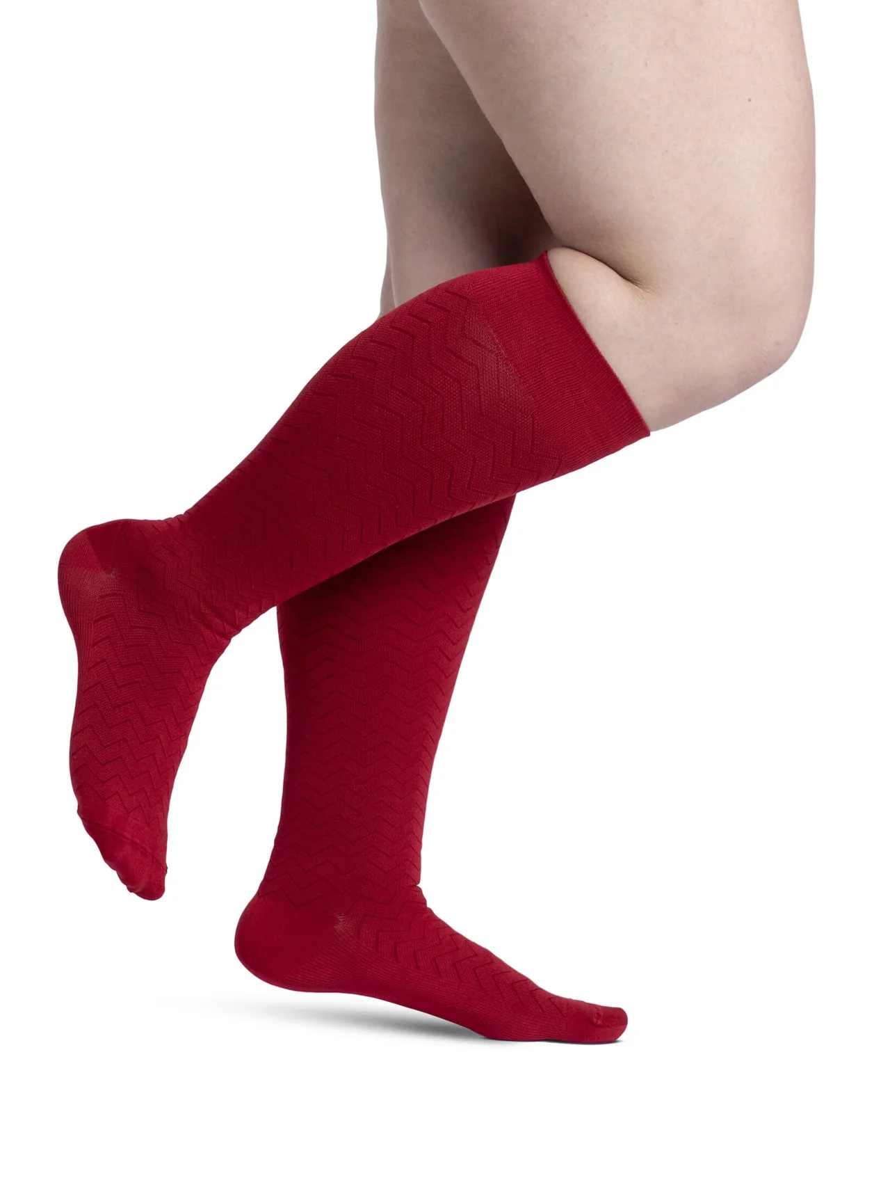 Womens Microfiber Patterns Knee High 20-30mmHg - Image 16