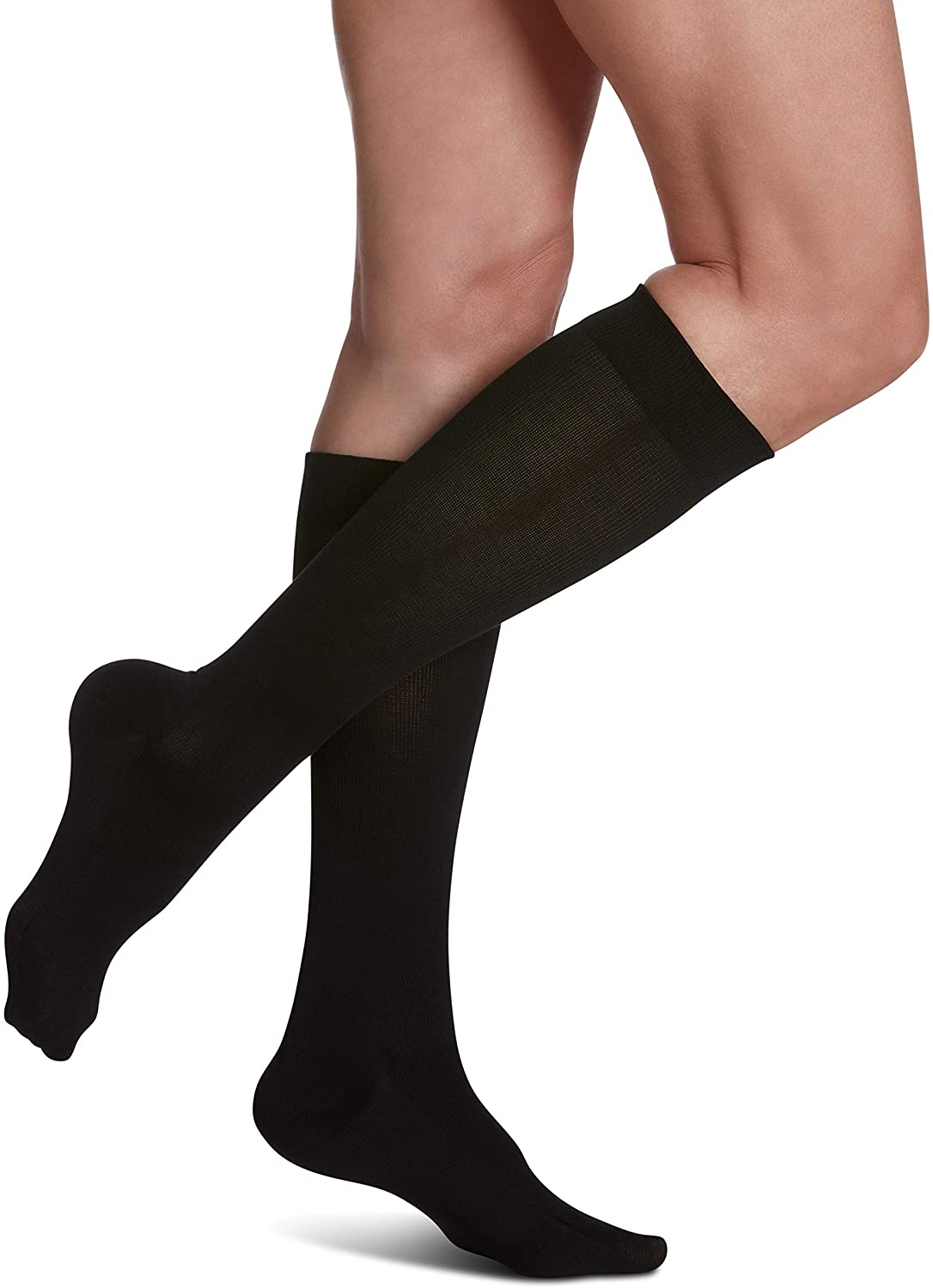 Womens Sea-Island Cotton Knee High 20-30mmHg