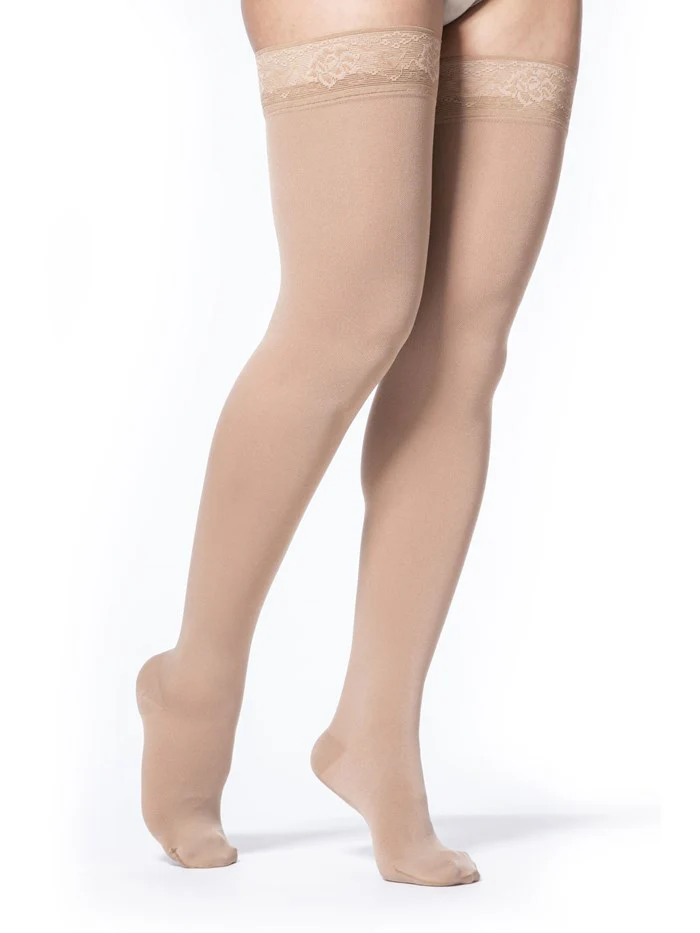 Womens Soft Opaque Thigh High 20-30mmHg Sensinnov GT - Image 6