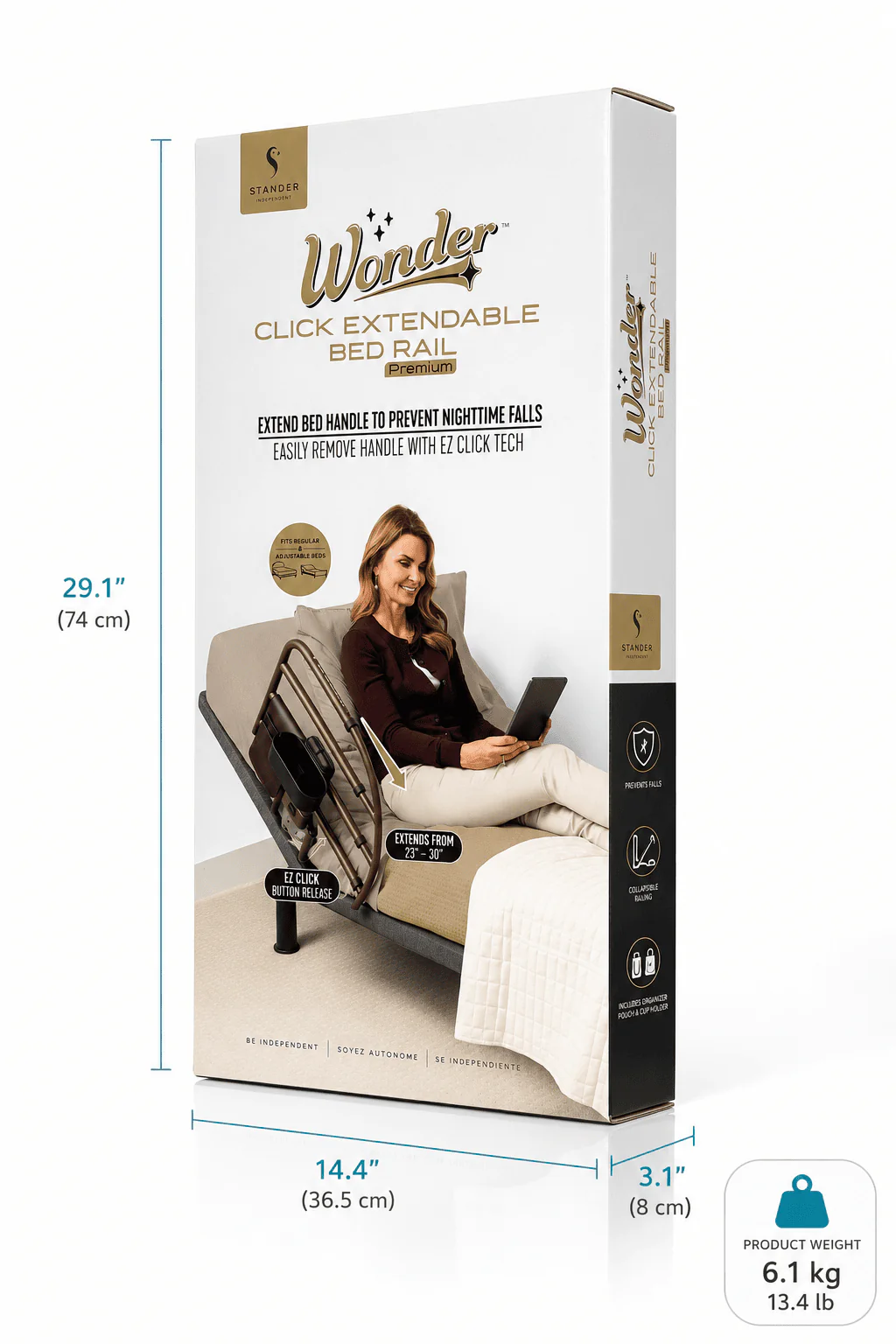 Wonder Click Extendable Bed Rail Premium - Image 11