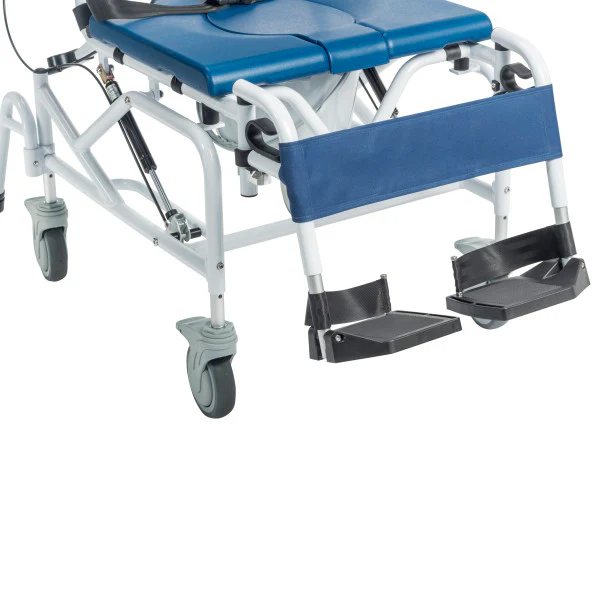 Tilting Aluminum Rehab Shower Chair Commode - Image 3