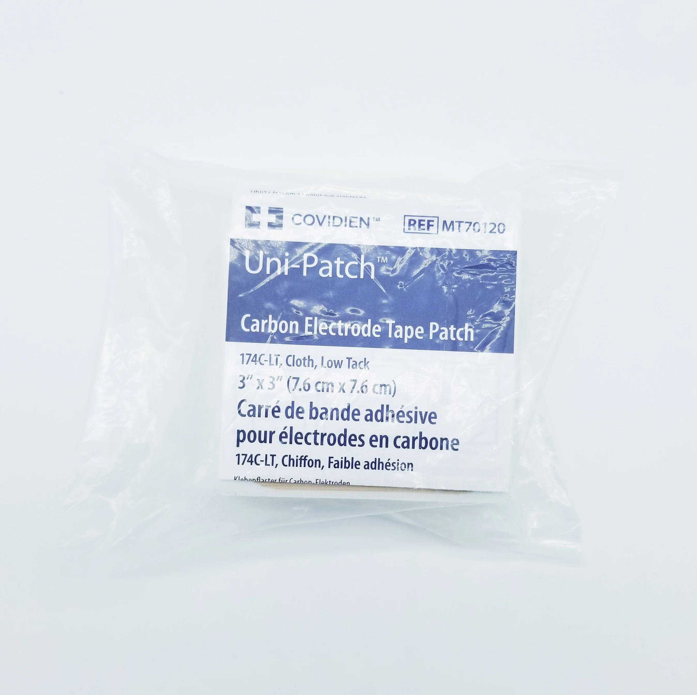 Uni-Patch Carbon Electrode Tape Cloth Patch 3"x3" - Image 2