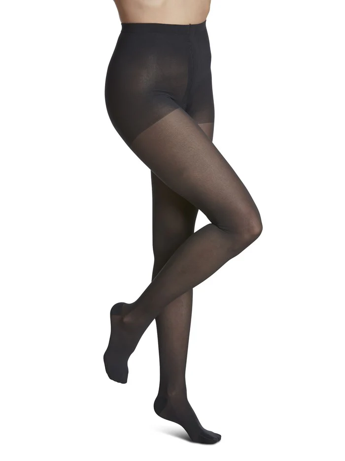 Womens Medium Sheer Pantyhose 20-30mmHg - Image 3