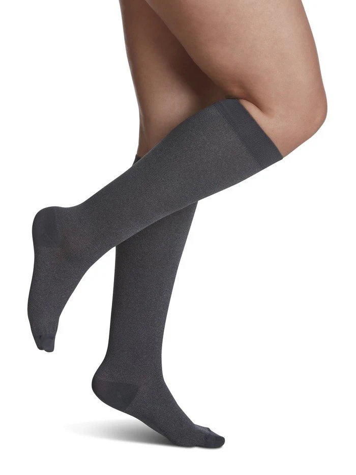 Womens Microfiber Patterns Knee High 15-20mmHg - Image 4