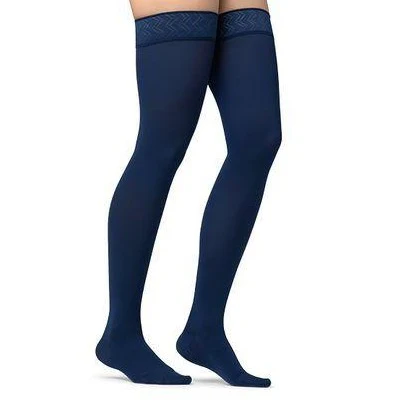 Womens Opaque Maternity Thigh High 20-30mmHg