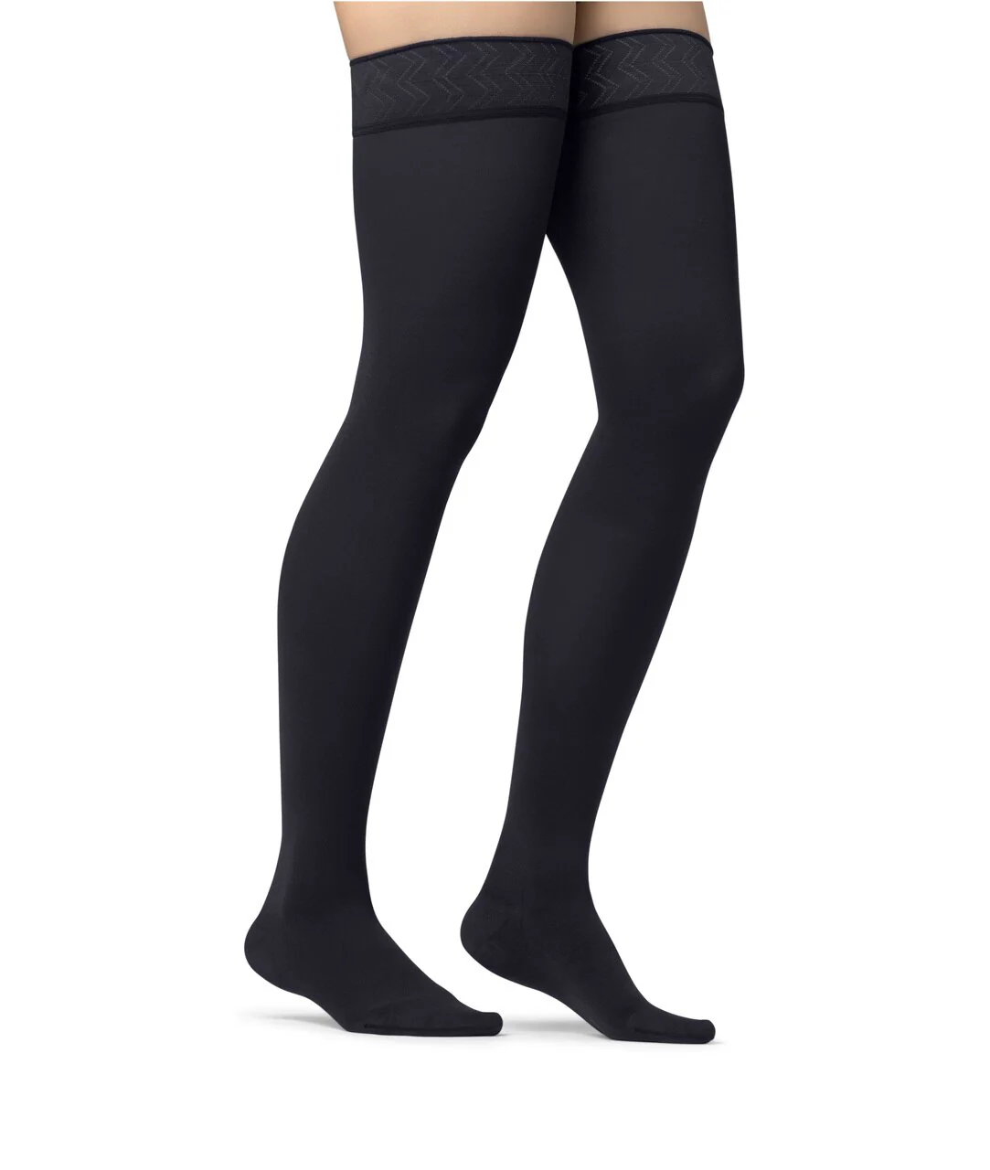 Womens Opaque Maternity Thigh High 20-30mmHg - Image 3