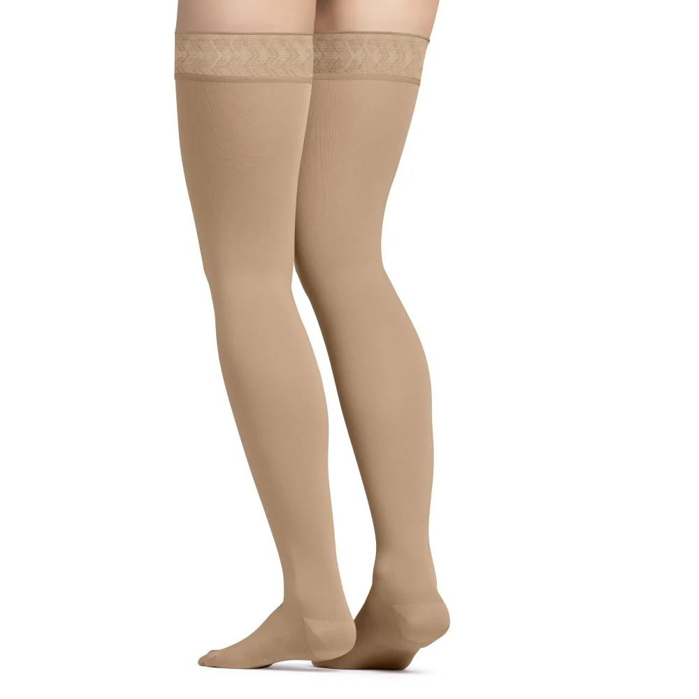 Womens Opaque Maternity Thigh High 20-30mmHg - Image 5
